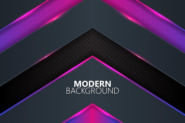 Modern background overlapped layer shape with purple gradient