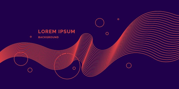 modern background with abstract elements and dynamic shapes vector illustration