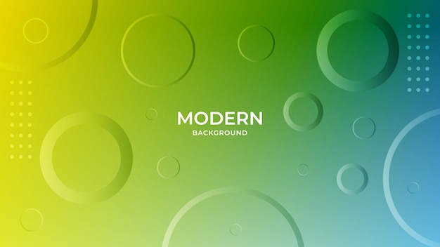 Modern background with circles design template