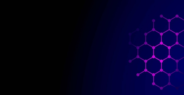 современный фон с гексагональным стилем
