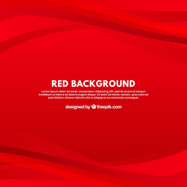 Modern background with red curves