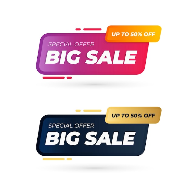 Modern big sale banner