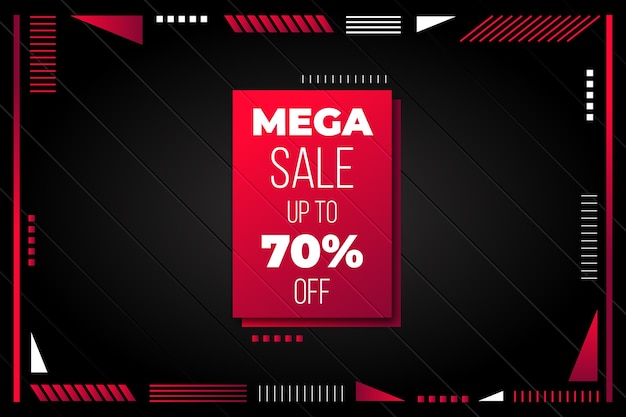 Vector modern big sales background