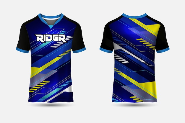 Modern and bizarre sports jersey design t shirts suitable for racing soccer gaming motocross