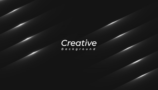 Modern Black Abstract Background