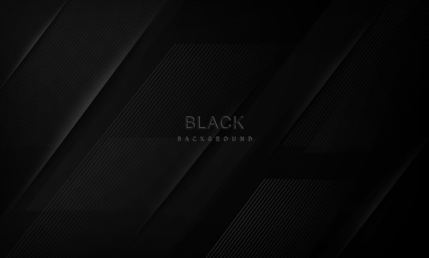 Modern black abstract background