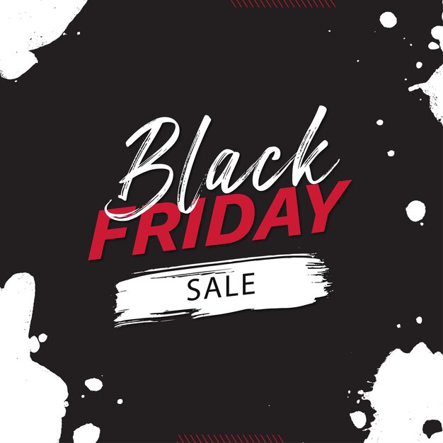 Modern black friday sale banner background