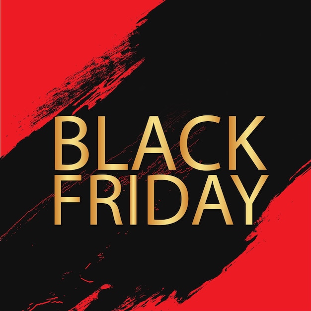 Modern black friday sale banner background