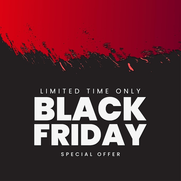 Modern black friday sale banner background