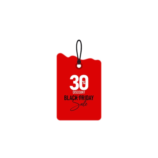 Modern black Friday super sale with red banner design, Discount Tag collection