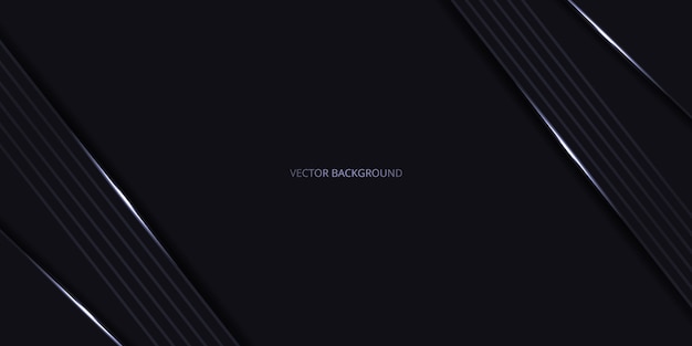 Modern black luxury abstract background with shadows and light lines.