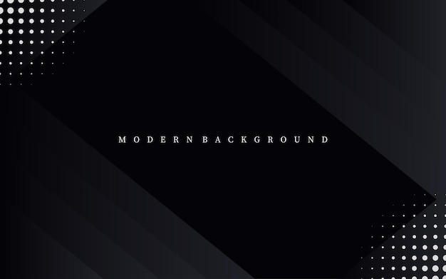 Modern black vector background geometric background design