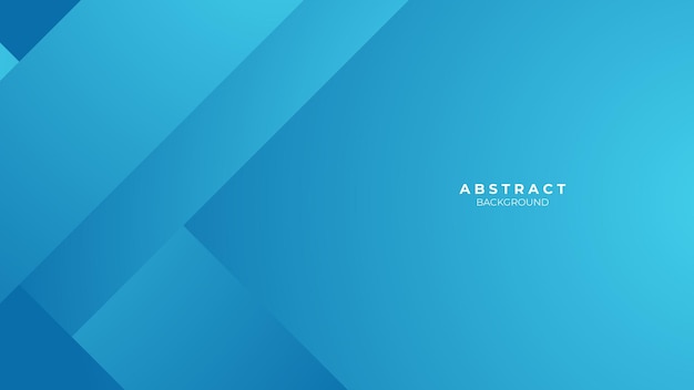 Vector modern blue abstract background template with geometric style