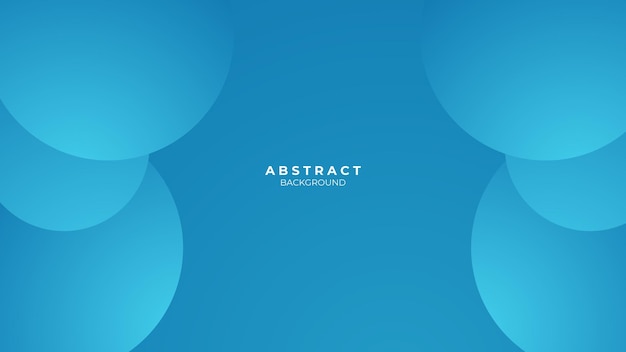 Vector modern blue abstract background template with geometric style