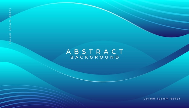 Modern blue abstract background template