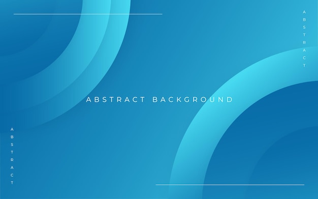 Vector modern blue abstract background template