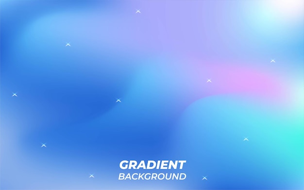 Modern blue abstract gradient background