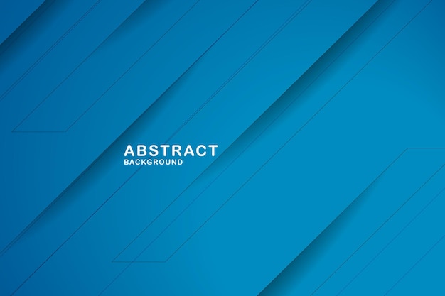 Modern Blue Abstract Vector Background Design