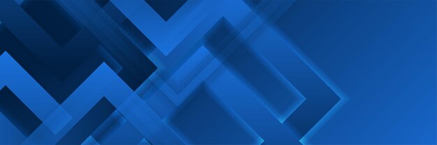 Vector modern blue abstract web banner background creative design