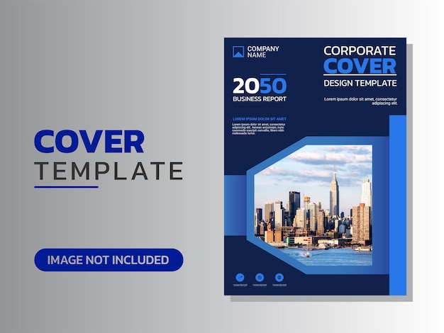 Modern Blue Business Cover Template