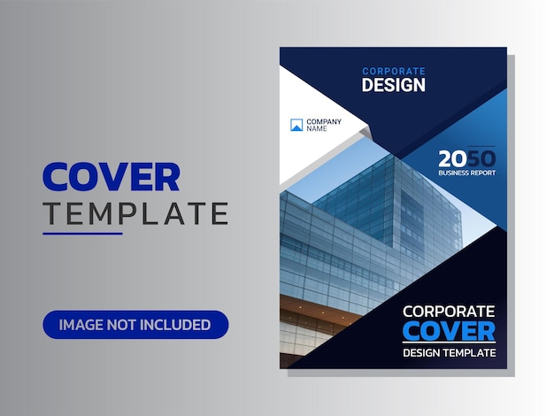 Modern Blue Business Cover Template