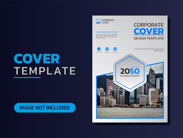 Modern Blue Business Cover Template