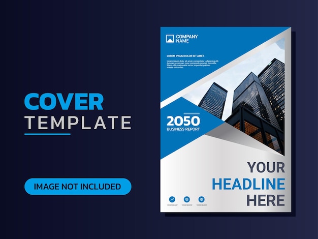 Modern Blue Business Cover Template