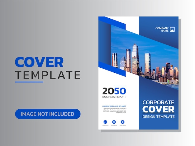 Modern Blue Business Cover Template