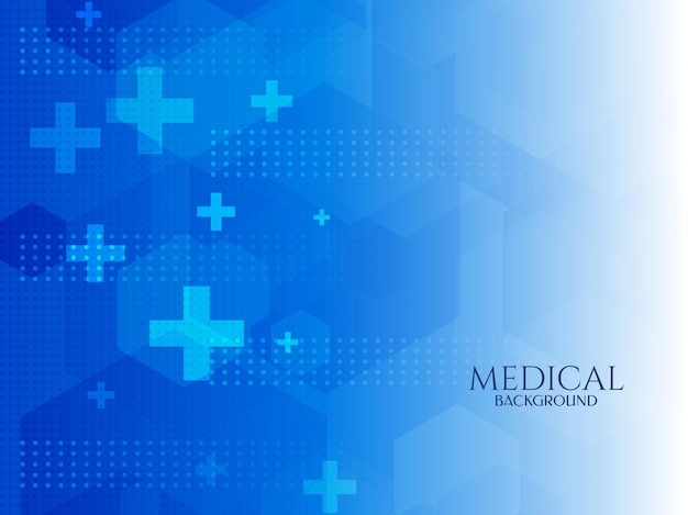Современный синий цвет медицинский и медицинский фон