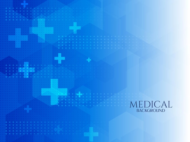 Modern blue color medical and healthcare background