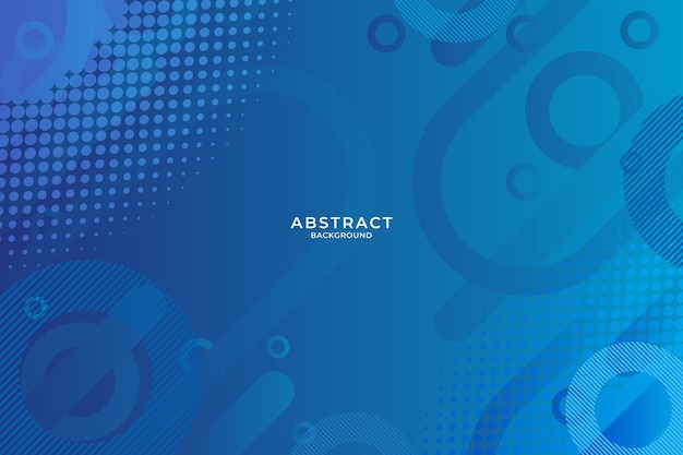 Modern blue fluid gradient background with curvy shapes Free Vec