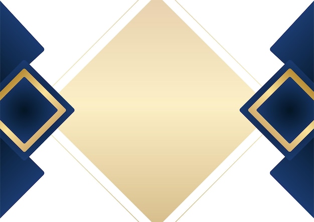 Fondo astratto moderno blu e oro. modello astratto del fondo del modello dell'insegna di progettazione grafica di vettore.