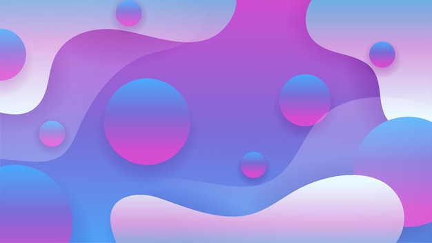 Vector modern blue purple vibrant dynamic fluid colorful abstract geometric design background for business card presentation brochure banner and wallpaper