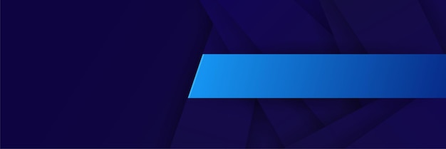 Banner di sfondo tecnologia blu moderna