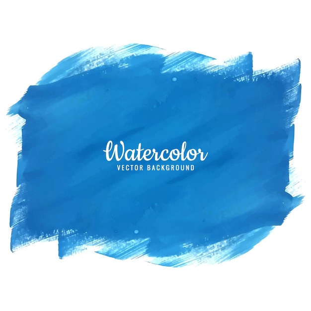 Modern blue watercolor background