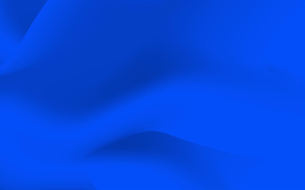 Vector modern blue wavy abstract background