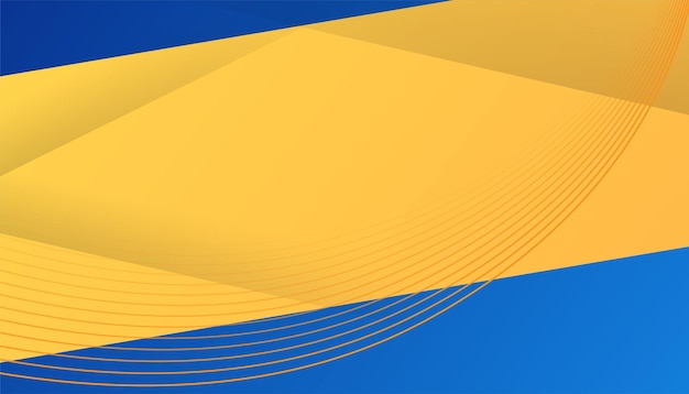 Modern blue and yellow orange abstract background. Vector illustration design for presentation, banner, cover, web, flyer, card, poster, wallpaper, texture, slide, magazine, and powerpoint.