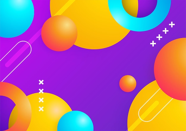 Modern bright vector colorful background for poster brochure card or flyer Abstract colorful background texture