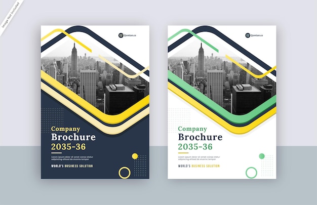 Modern Brochure Cover Template Design