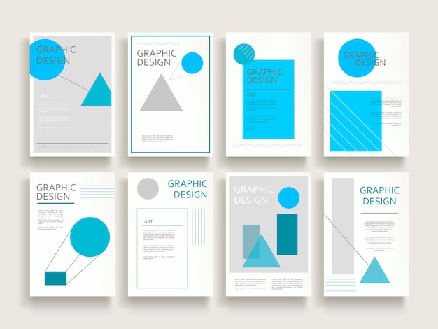 Vector modern brochure template