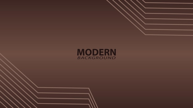 Modern brown gradient geometric abstract background