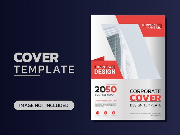 Modern business annual report template