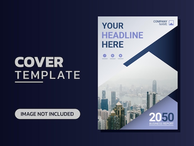 Modern business annual report template