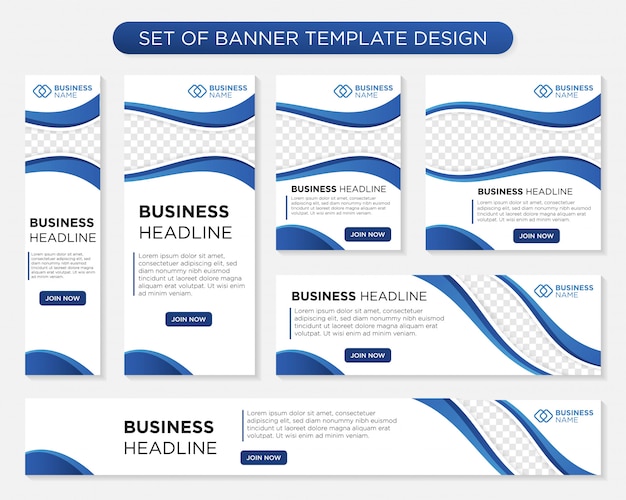 Vector modern business banner