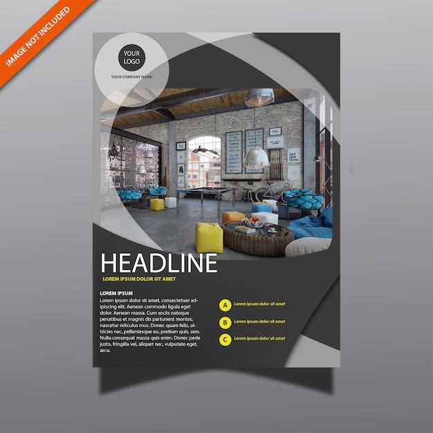 Vector modern business brochure 51