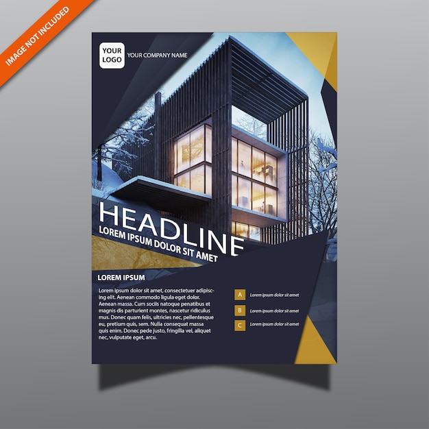 Vector modern business brochure 52