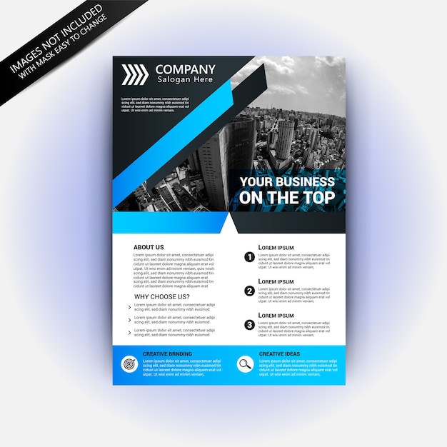 Modern business brochure template