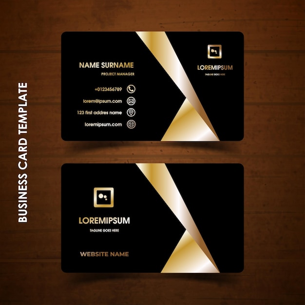 Modern business card corporate professional