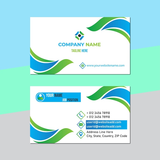 Modern Business Card, Creative Business Card, Corporate Business Card