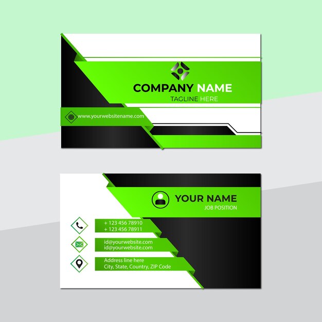 Modern Business Card, Creative Business Card, Corporate Business Card